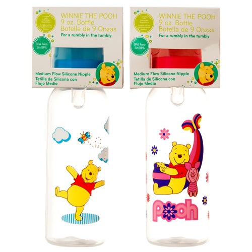 baby products winnie the pooh baby bottles - 9 oz -- 12 per box