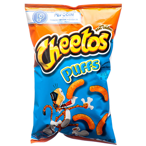 frito lay xvl cheetos cheese snacks jumbo puffs -- 24 per case
