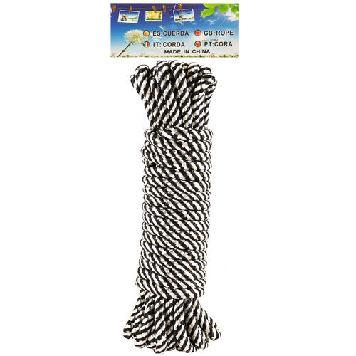home and garden clothes rope - assorted colors - 7mmx10m -- 12 per box