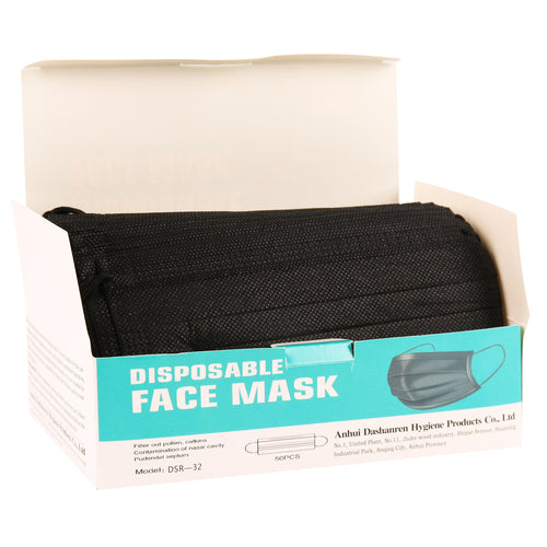 black face mask 50ct -- 60 per case