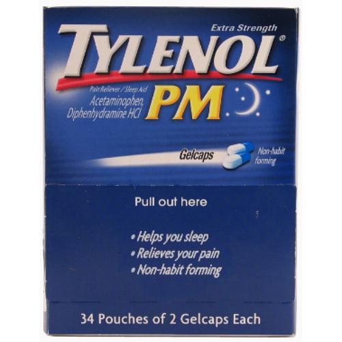 tylenol pm - 25ct  -- 25 per box