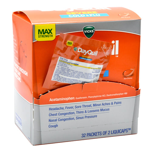 dayquil severe cold & flu liquidcaps  -  -- 32 per box