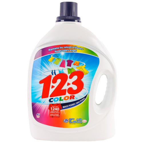 123 liquid detergent color - 4.65 lt -- 4 per case