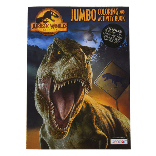 jurassic world jumbo coloring book -- 36 per case