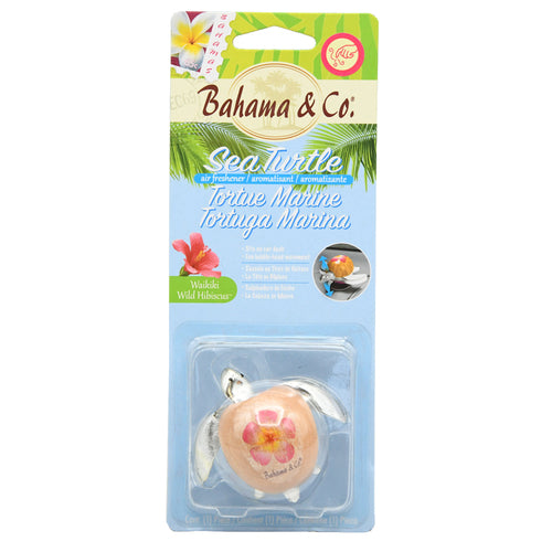 bahama & company car air freshener - sea turtle -- 24 per case