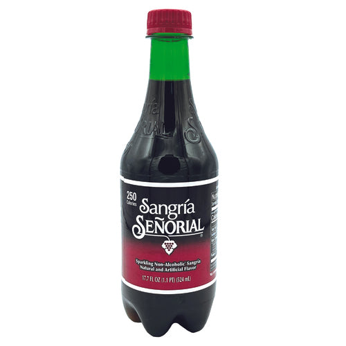 sangria senorial - plastic bottle 17.7 oz -- 24 per case
