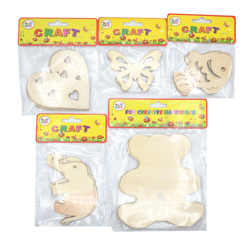 assorted wooden stencils - scrapbooking & wall decor -- 12 per box