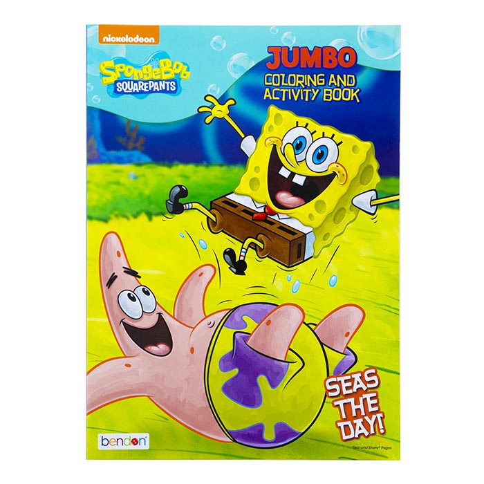 sponge bob 80pg coloring book -- 24 per case