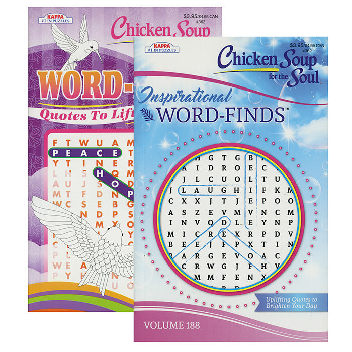 kappa chicken soup for the soul word finds puzzle book - digest size -- 24 per case