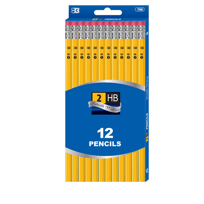 next 2 yellow pencil 12 pack -- 24 per box