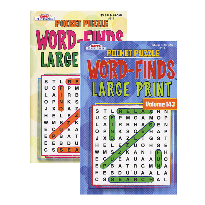 kappa pocket puzzle word finds digest size -- 24 per case