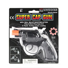 super cap guns - black -- 24 per box