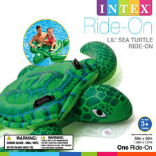 ride-on lil seaturtle age 3+ - 59 x 50 -- 1 per box
