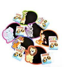 chalkboard set 4.5 zoo animals -- 12 per box