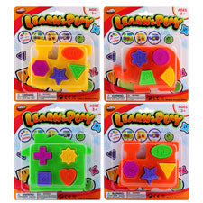 learn puzzle blocks - 5 piece set - -- 24 per box