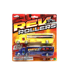 die-cast metal container/tanker trucks - 6.25 in -- 36 per box