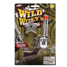 cowboy guns with badges - 6x10 7 click - -- 24 per box