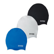 swim caps - silicone - 3 asst ages 8+ -- 1 per box