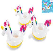 intex 20dis unicorn drink holder - age 3 16 x8 -- 1 per box