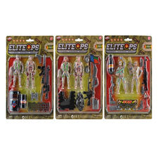 3 asstd 10-12 pcs military play set w 2 pcs 3.75 -- 24 per box