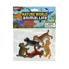 5 piece pvc baby dog toy set - - -- 1 per box