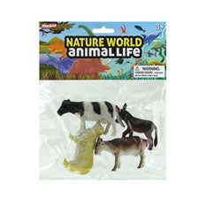 4pcs farm animal in pvc bag w header 78138 -- 1 per box