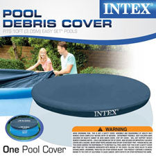 intex pool cover 10ft x 12 fits 10ft easy set -- 1 per box