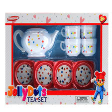 10 piece tea play set - open blister box -- 1 per box