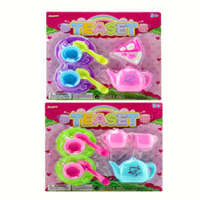 9 pcs tea play set on card -- 36 per box