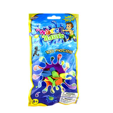 bulk water balloons with nozzle - assorted colors -- 36 per box