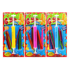 inflatable balloons set - 10 pcs. - assorted colors -- 36 per box