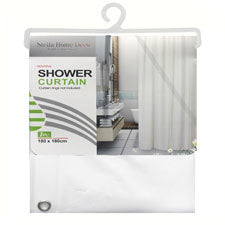 white peva shower curtains - 180*180cm -- 6 per box