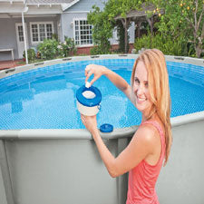 floating chemical dispenser - pool accessories -- 1 per box