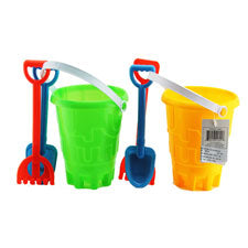 sand bucket & 2 tools set - 6x6 - - -- 1 per box