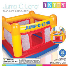 jump-o-lene 68.5 x 68.5 x 44 playhouse age 3-6 -- 1 per box