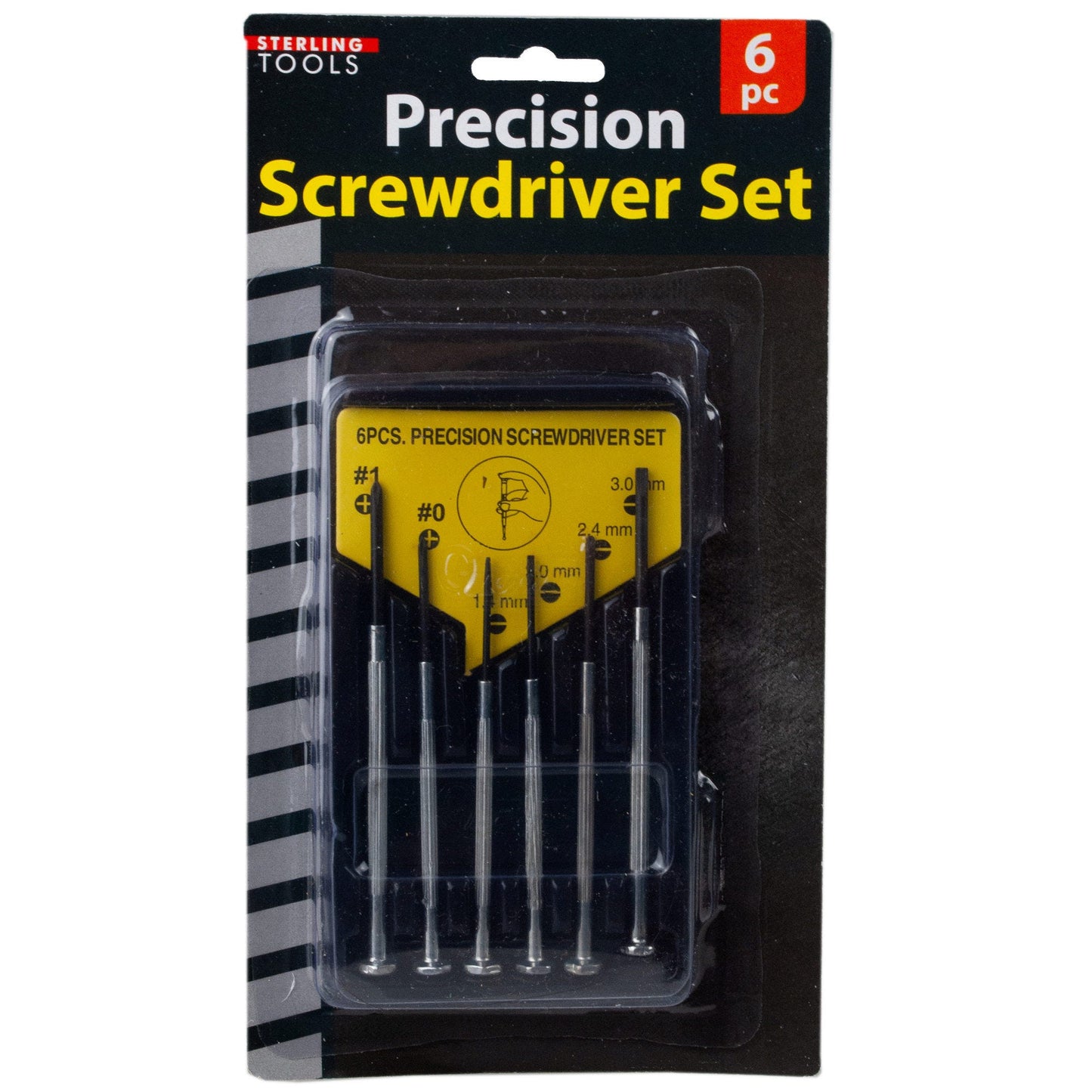 precision screwdriver set - 144 pieces -- 25 per box