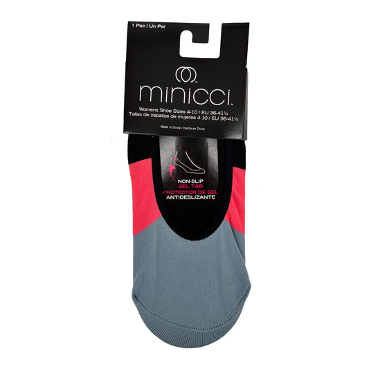 minicci 1 pack wide stripes colorful liner socks size m l 4-10 -- 100 per box