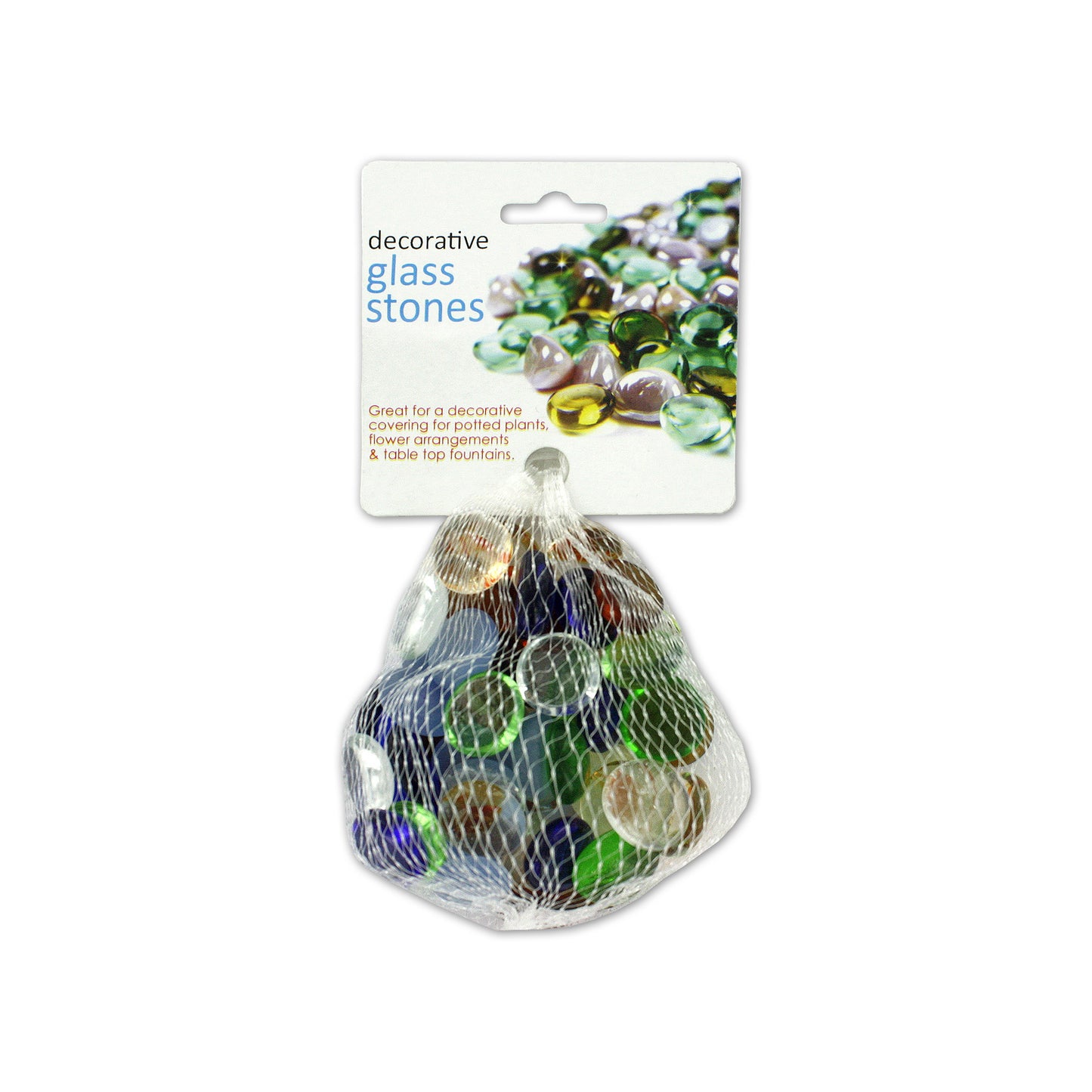 colored glass stones - -- 33 per box