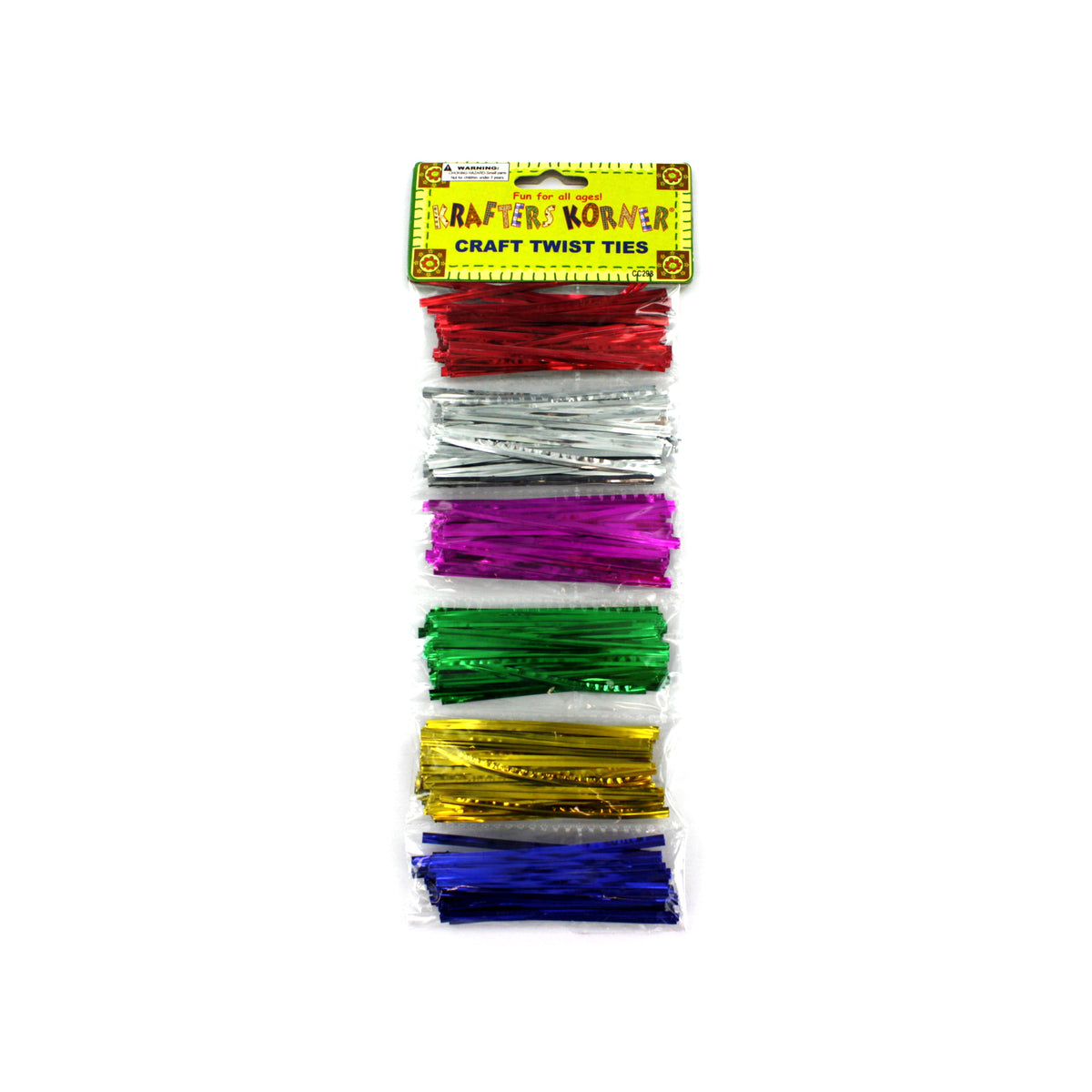 metallic craft twist ties - home and garden -- 35 per box