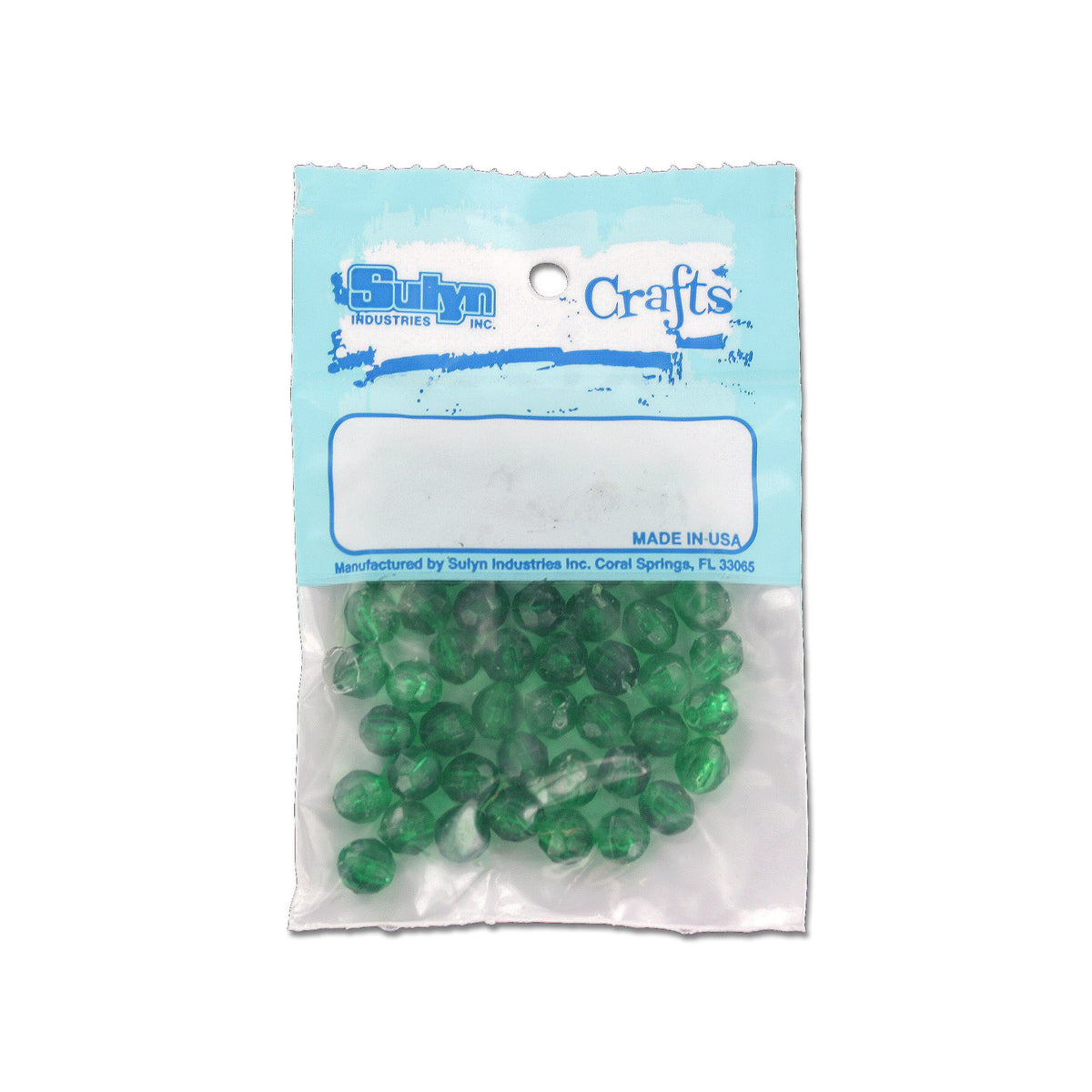 plastic beads - round - bulk -- 125 per box