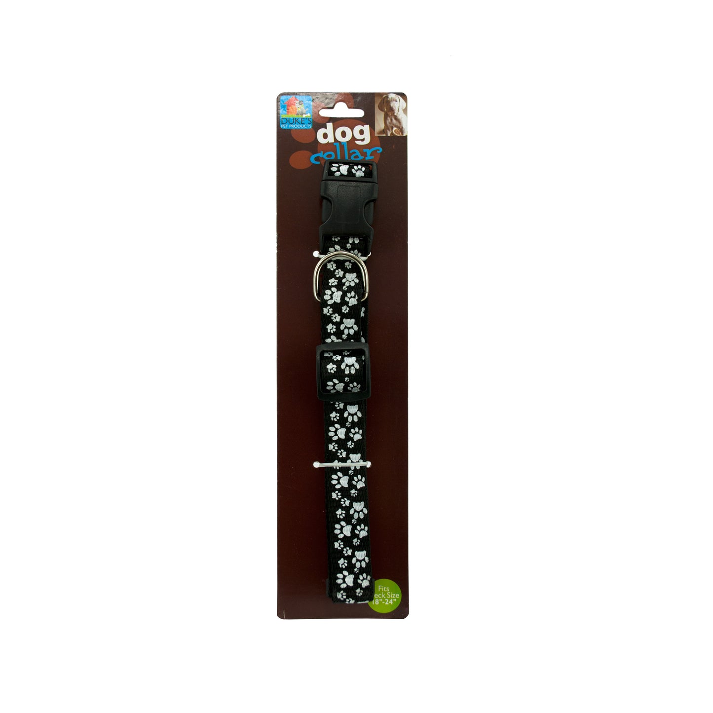 dog collars with paw prints - -- 25 per box