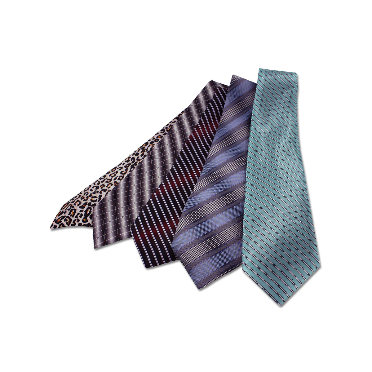 polyester mens ties - assorted patterns -- 30 per box