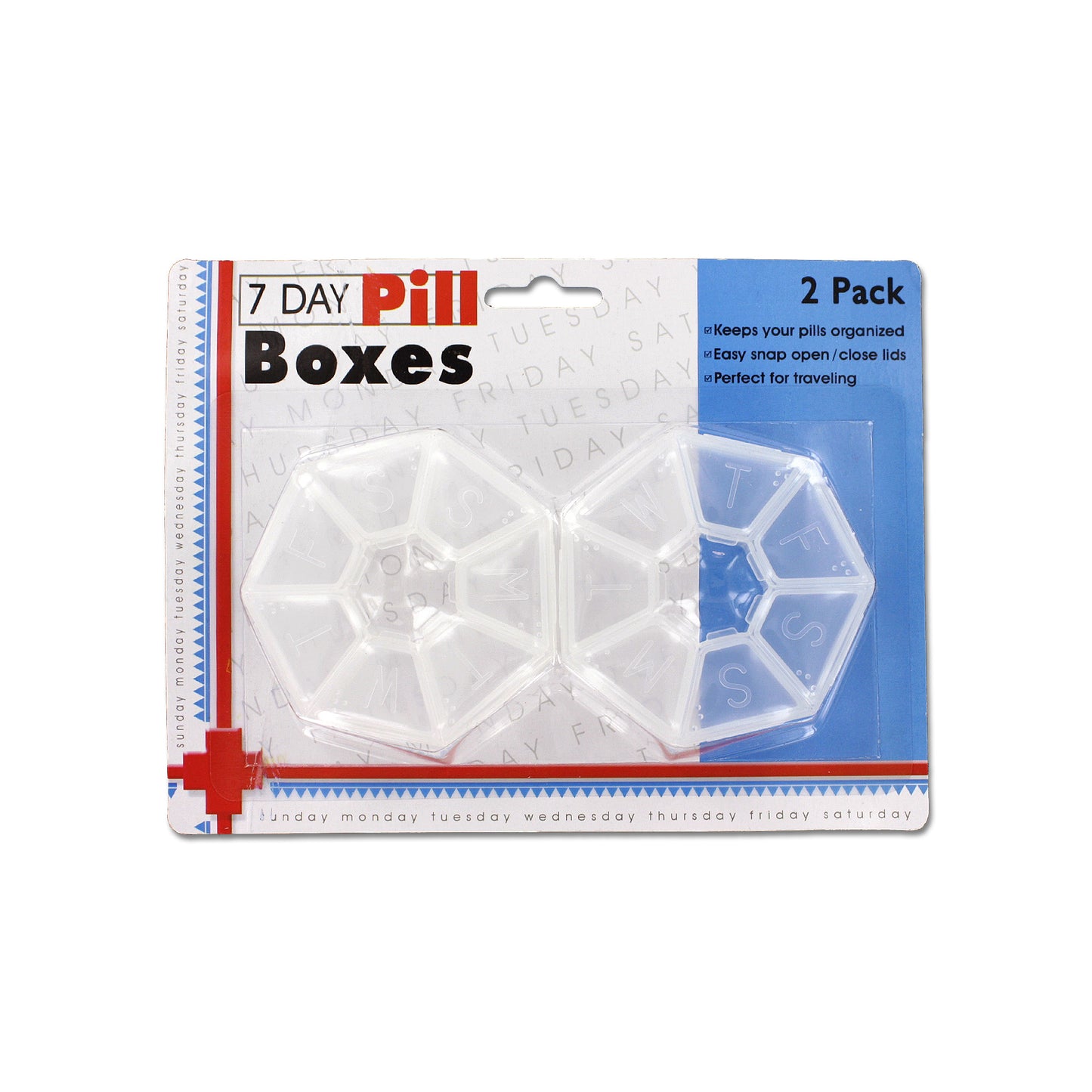 7-day pill box set - health and beauty -- 29 per box