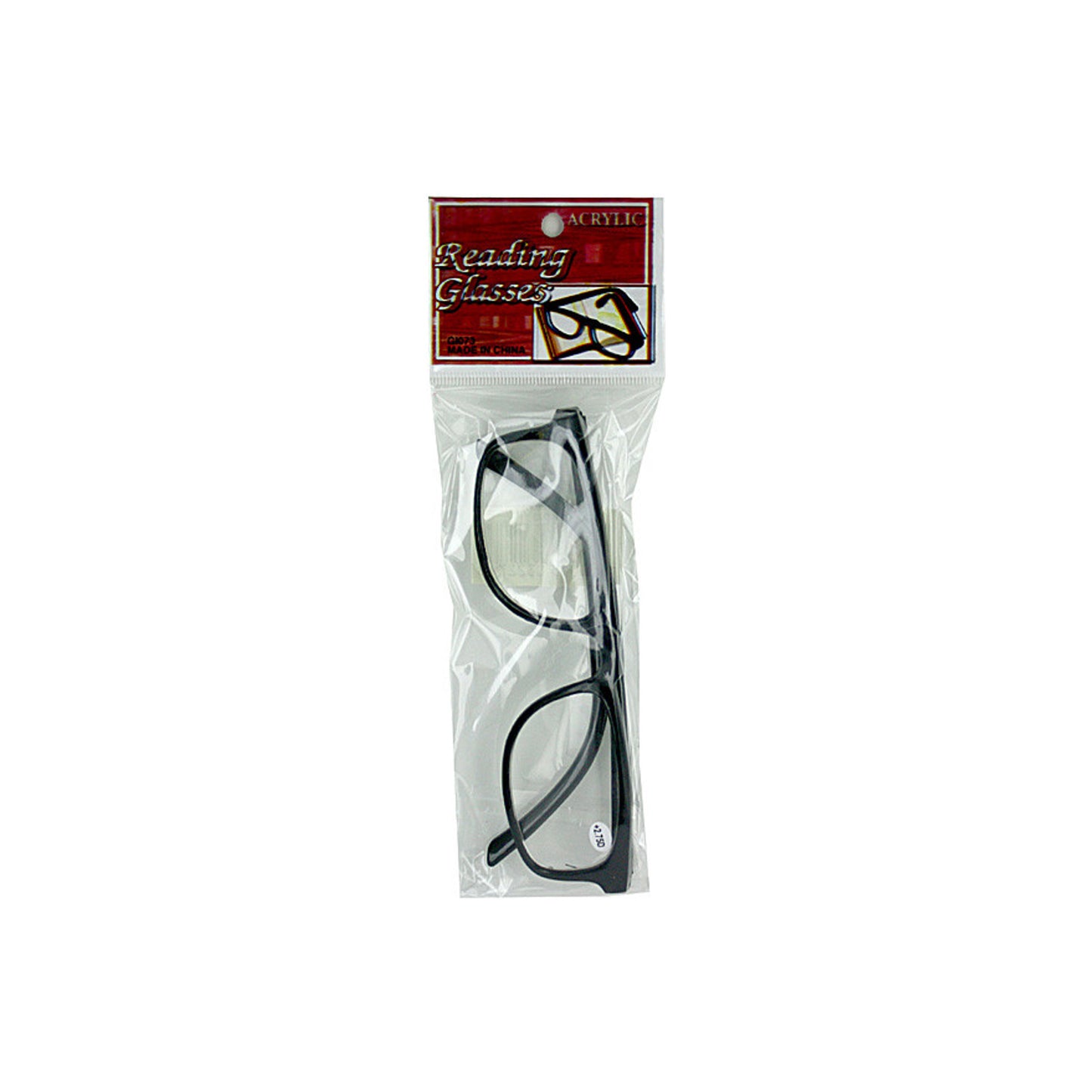 apparel acrylic reading glasses -- 32 per box