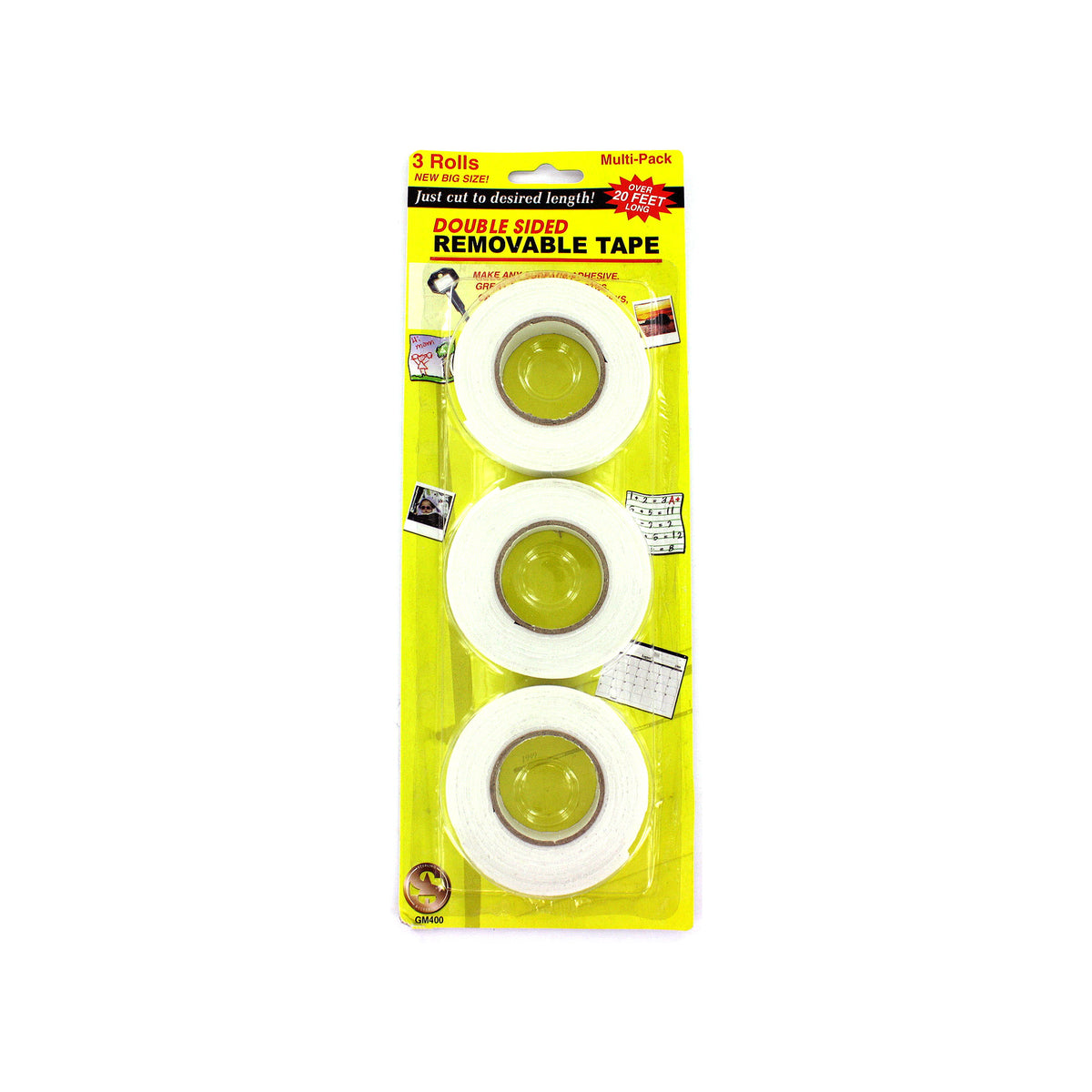 double-sided removable tape -- 27 per box