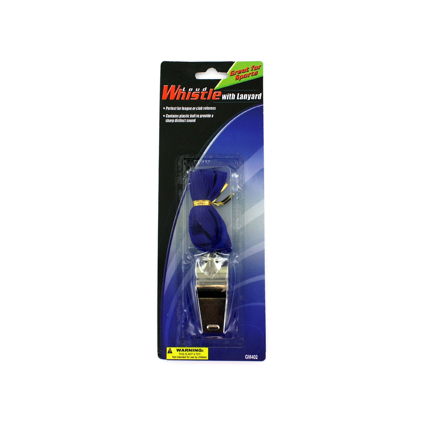 metal whistles with lanyard -- 30 per box