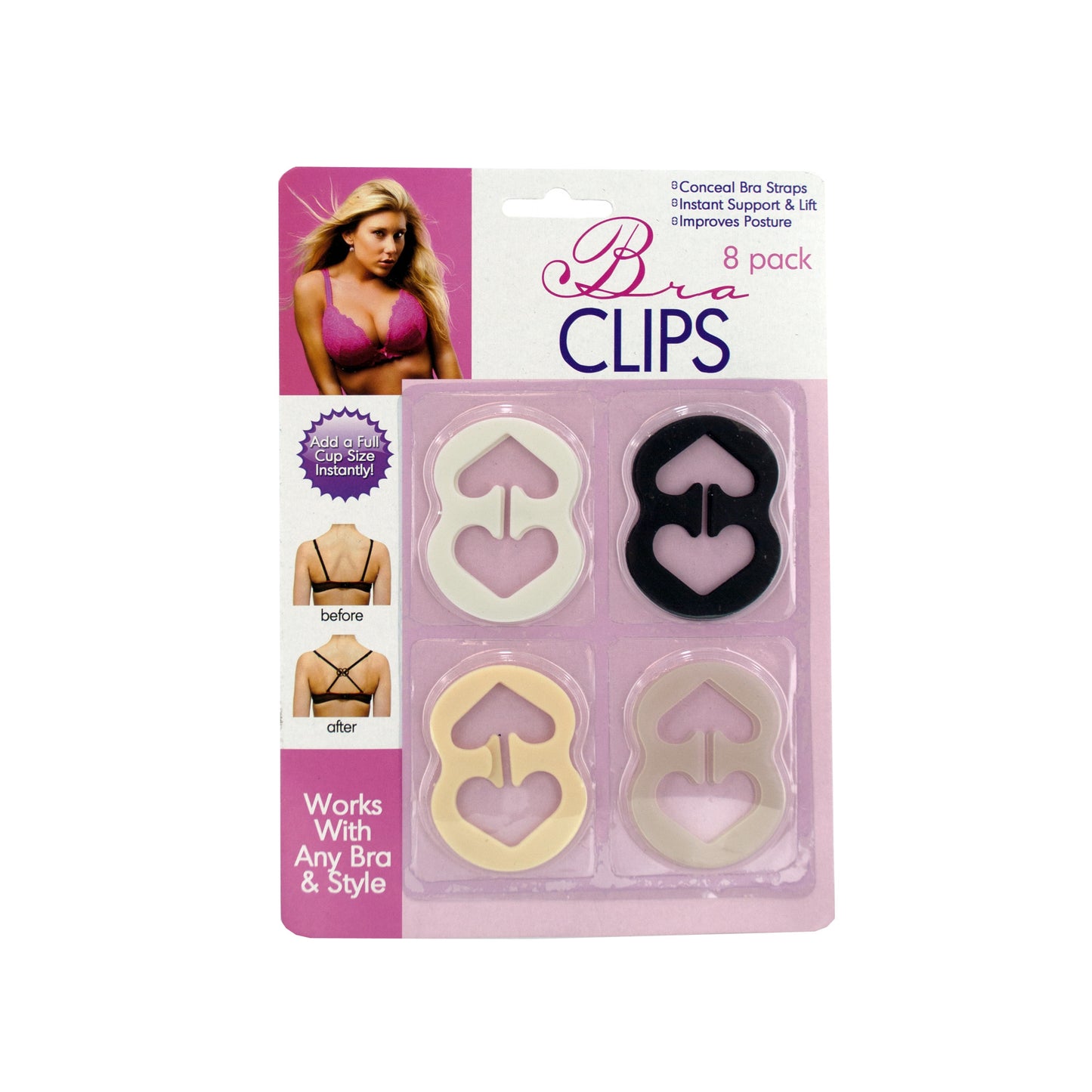 bra clips set - -- 30 per box