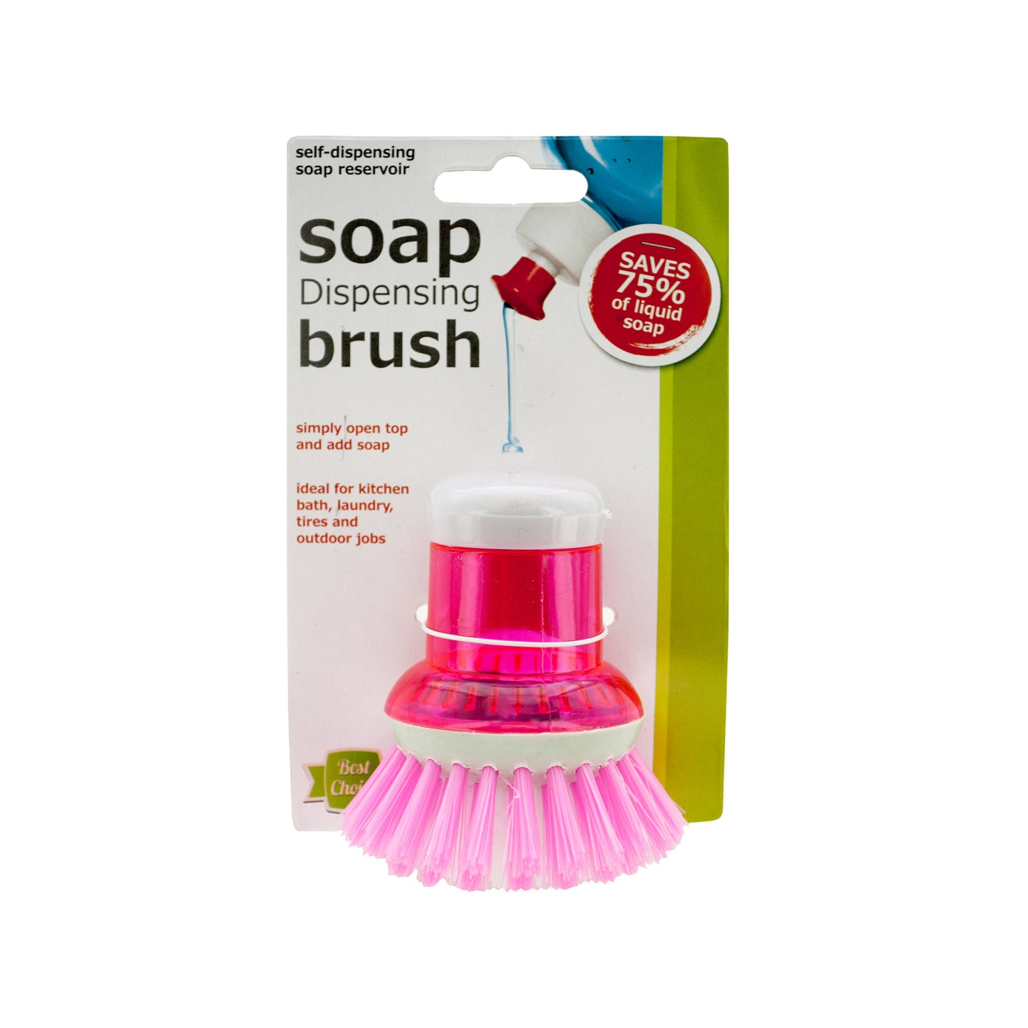 soap dispensing brush - home and garden -- 28 per box