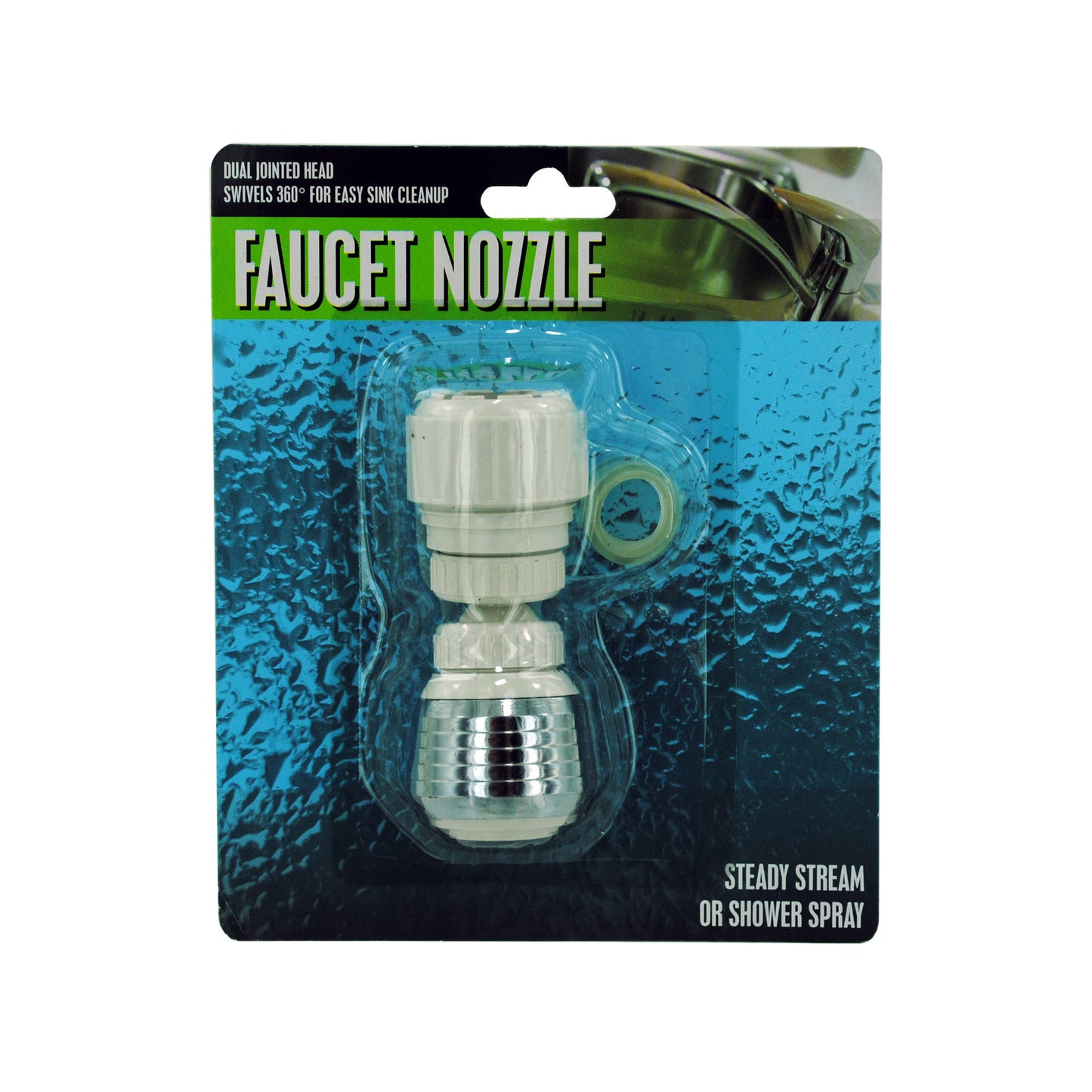 faucet nozzle - dual jointed -- 19 per box