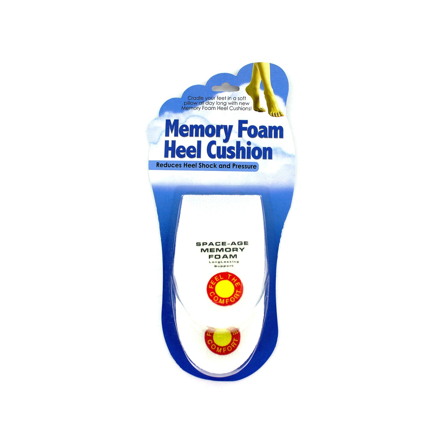 memory foam heel cushions - -- 23 per box